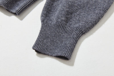 ふんわりと温もり溢れるシェットランドウールの定番カーディガン ウールカーディガン　251104