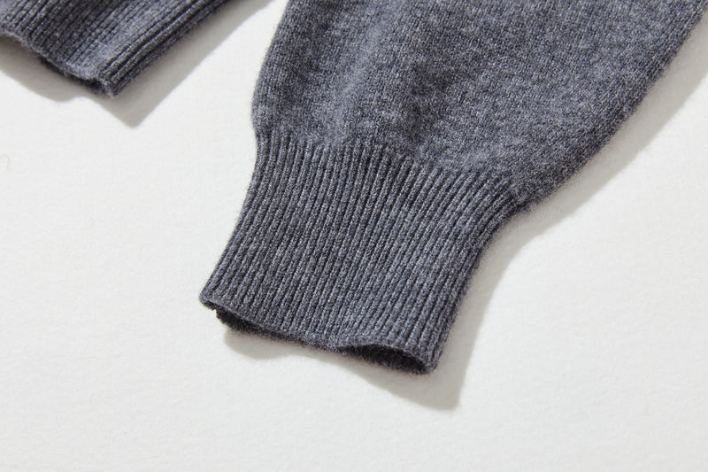 ふんわりと温もり溢れるシェットランドウールの定番カーディガン ウールカーディガン　251104