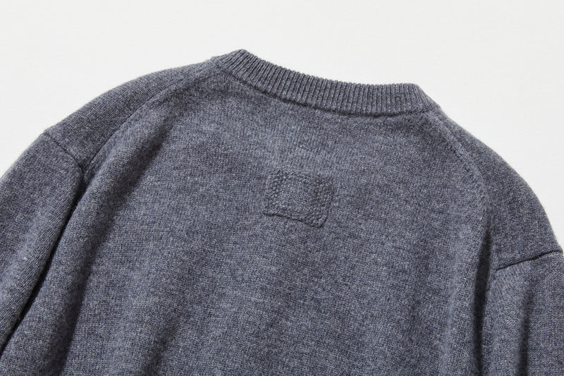 ふんわりと温もり溢れるシェットランドウールの定番カーディガン ウールカーディガン　251104