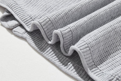 季節の移り変わりに寄り添う　コットン100％カーディガン　ニット　ライトグレー250917-1