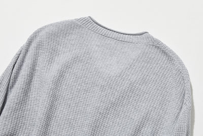 季節の移り変わりに寄り添う　コットン100％カーディガン　ニット　ライトグレー250917-1