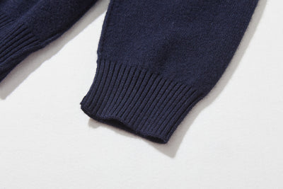 ほっこり温もり。シェットランドウールのオーバーサイズセーター　Vネックセーター 　251105