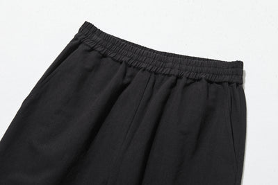 大人のゆとりある着心地 ナチュラル風合いのワイドパンツ 　250402