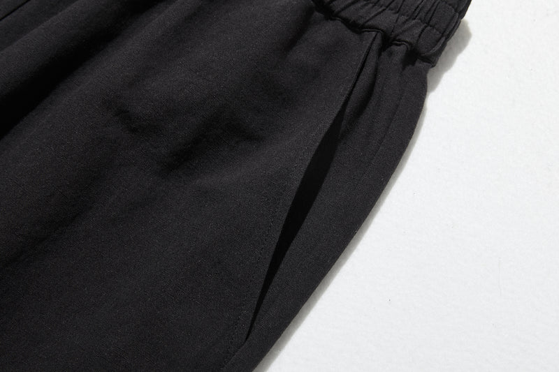 大人のゆとりある着心地 ナチュラル風合いのワイドパンツ 　250402