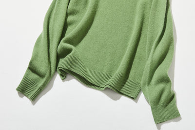 着心地がよく、きれいめに着られる 秋冬の大本命ニット ウール100％　ウールセーター  251120