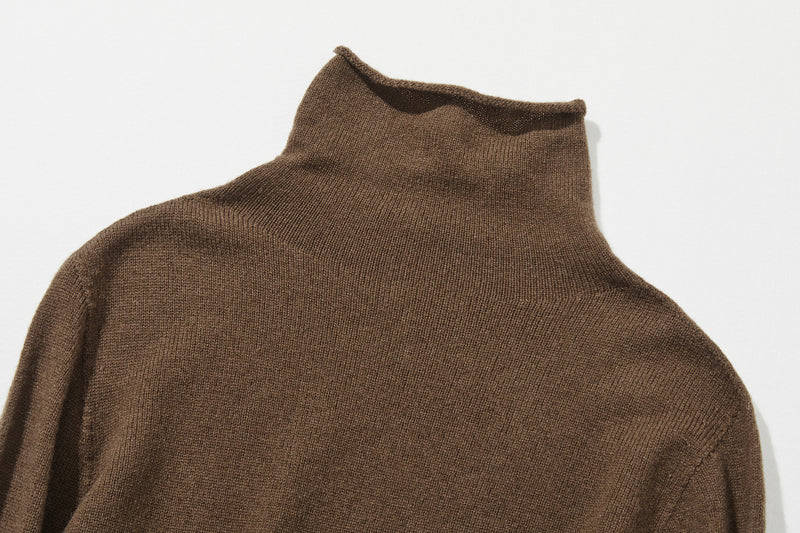 着心地がよく、きれいめに着られる 秋冬の大本命ニット ウール100％　ウールセーター  251120