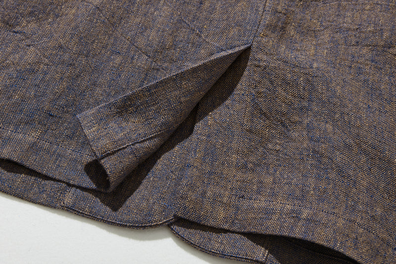 一枚あると、心強いリネン100％のテーラードジャケット　アウター　251005