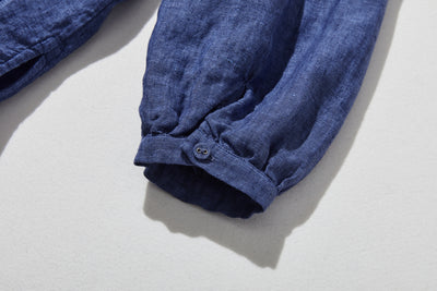 季節を問わず活躍する万能アイテム　フランス産リネン　リネンブラウス　250213