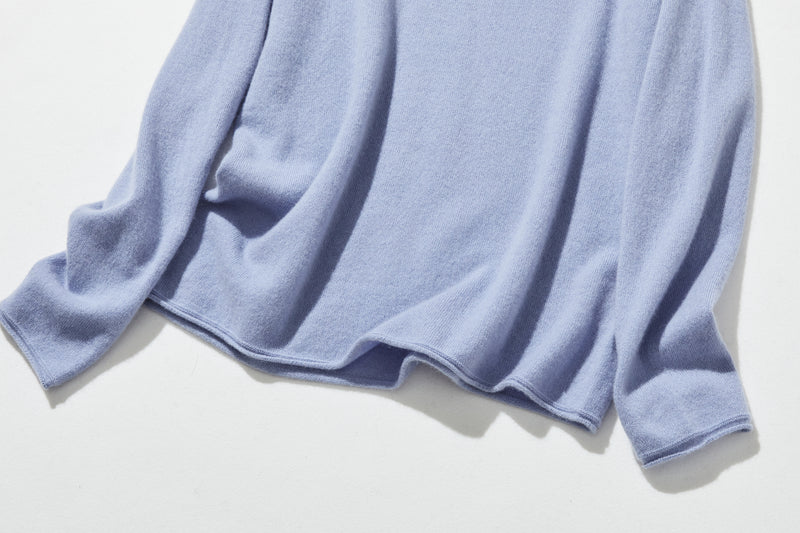 ★2025新色★やわらかい繊維から生まれる最高の心地良さ　カシミヤ100％　ハイネック ニット　231109