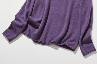 ★2025新色★やわらかい繊維から生まれる最高の心地良さ　カシミヤ100％　ハイネック ニット　231109