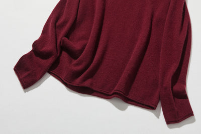 ★2025新色★やわらかい繊維から生まれる最高の心地良さ　カシミヤ100％　ハイネック ニット　231109