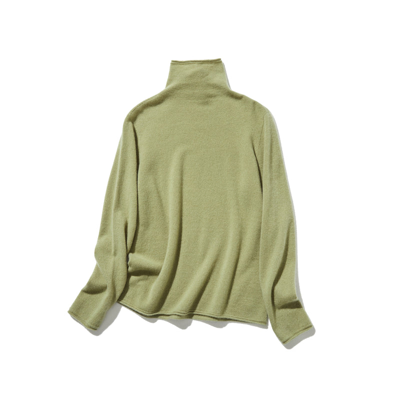 ★2025新色★やわらかい繊維から生まれる最高の心地良さ　カシミヤ100％　ハイネック ニット　231109