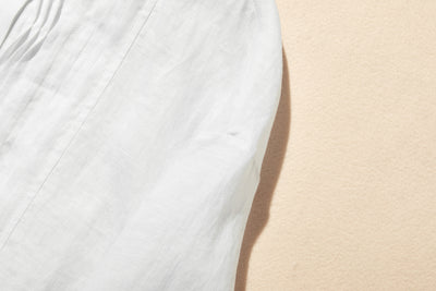 洗練された印象を叶える　大人のきれいめシャツブラウス 長袖ブラウス　リネン100％　250920