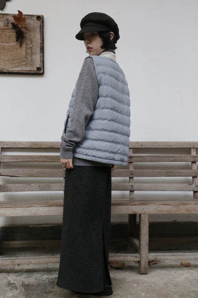 【両面着用できるダウンベスト】寒い季節の必須アイテム！秋冬ダウンベスト　　251109