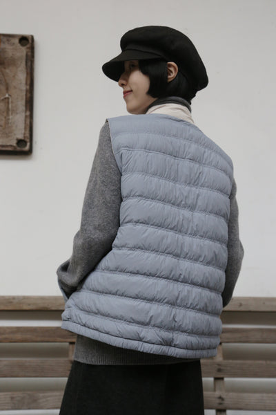 【両面着用できるダウンベスト】寒い季節の必須アイテム！秋冬ダウンベスト　　251109