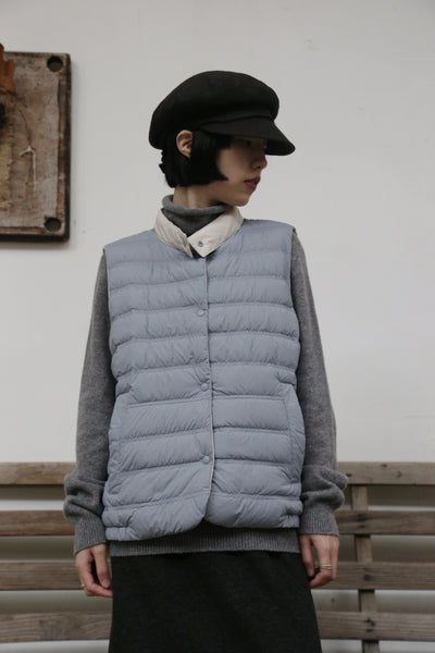 【両面着用できるダウンベスト】寒い季節の必須アイテム！秋冬ダウンベスト　　251109