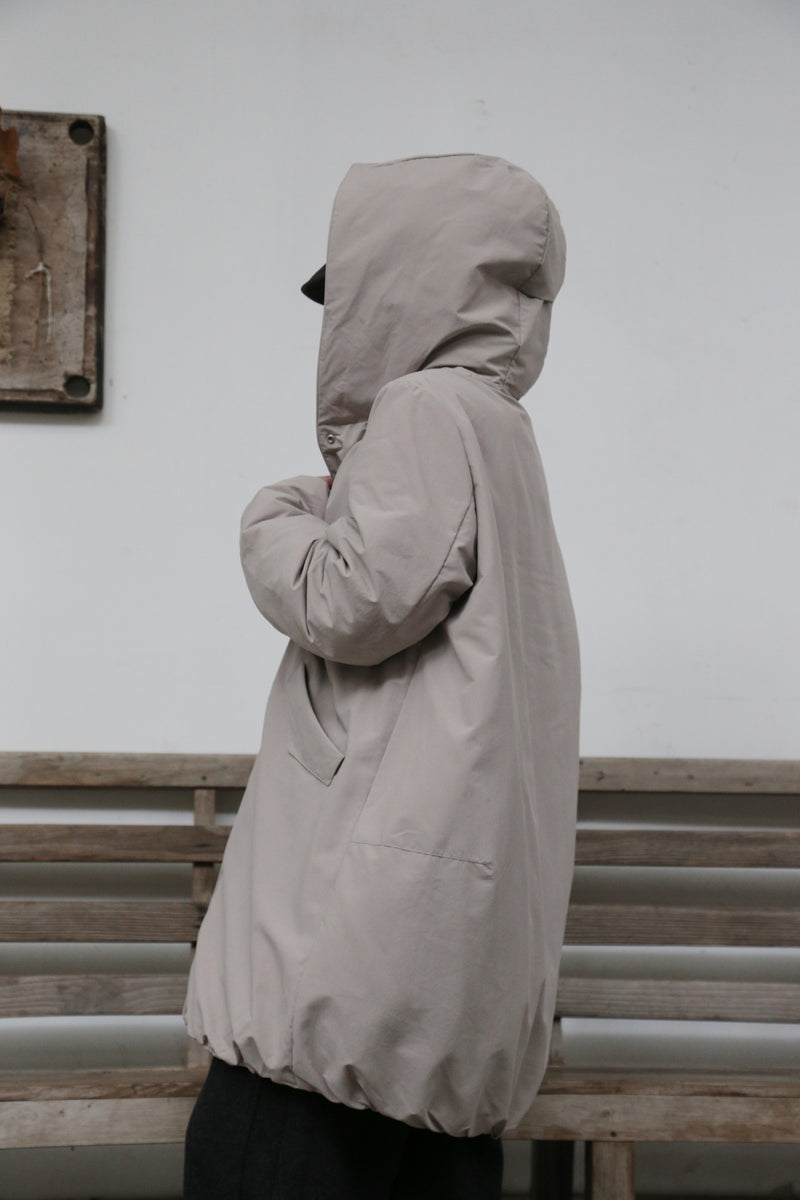 1枚で2つの魅力！ふんわりショールカラー　リバーシブルダウン　ダウンコート　 251108