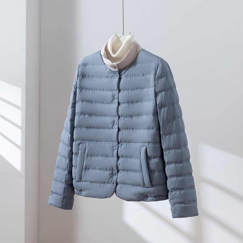 軽量＆保温性の両立リバーシブル ダウンジャケット　ダウンコート   251107