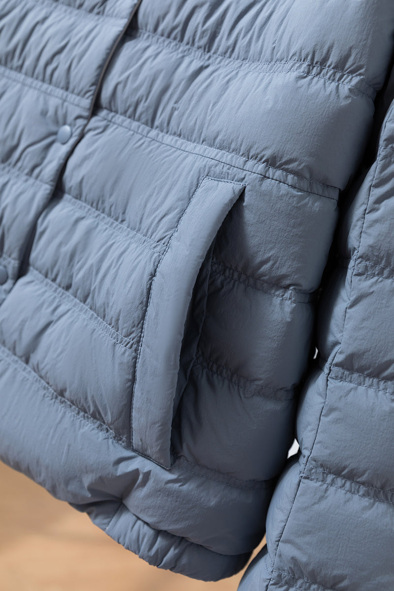 軽量＆保温性の両立リバーシブル ダウンジャケット　ダウンコート   251107