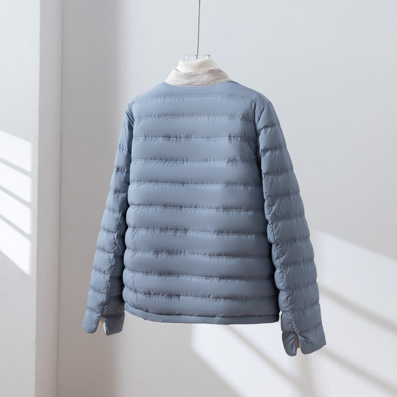 軽量＆保温性の両立リバーシブル ダウンジャケット　ダウンコート   251107