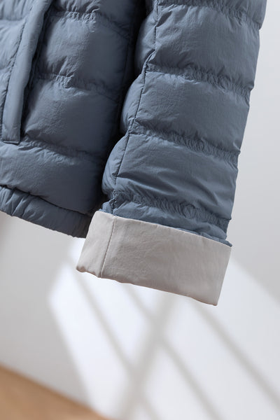 軽量＆保温性の両立リバーシブル ダウンジャケット　ダウンコート   251107