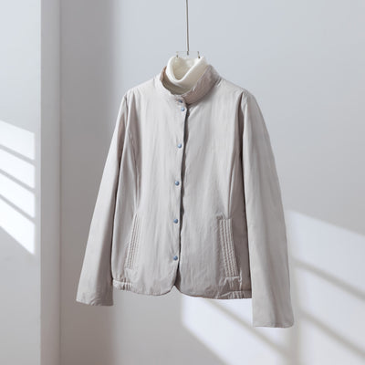 軽量＆保温性の両立リバーシブル ダウンジャケット　ダウンコート   251107