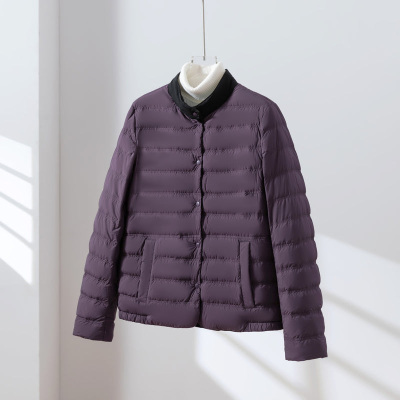 軽量＆保温性の両立リバーシブル ダウンジャケット　ダウンコート   251107