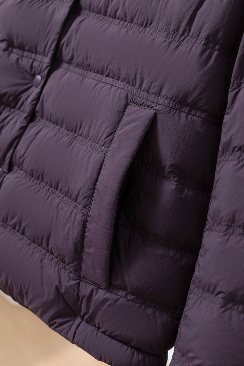 軽量＆保温性の両立リバーシブル ダウンジャケット　ダウンコート   251107