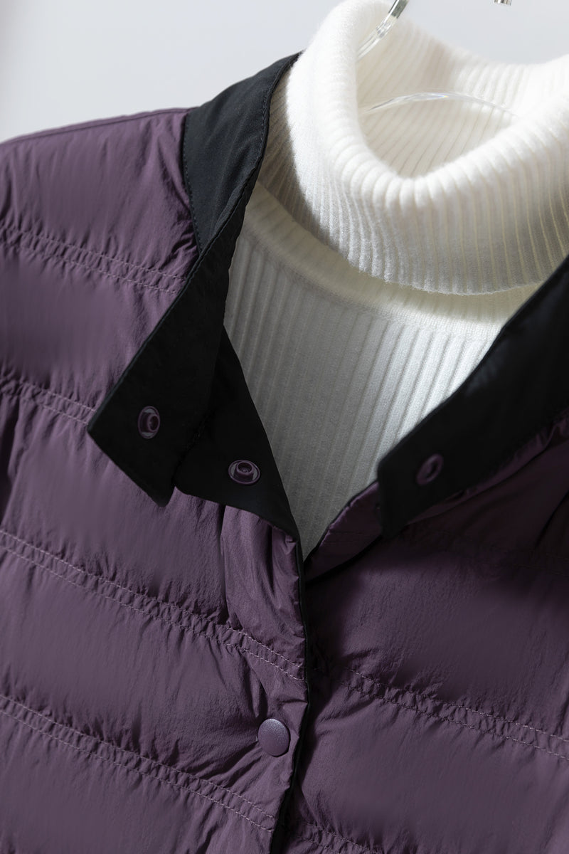 軽量＆保温性の両立リバーシブル ダウンジャケット　ダウンコート   251107