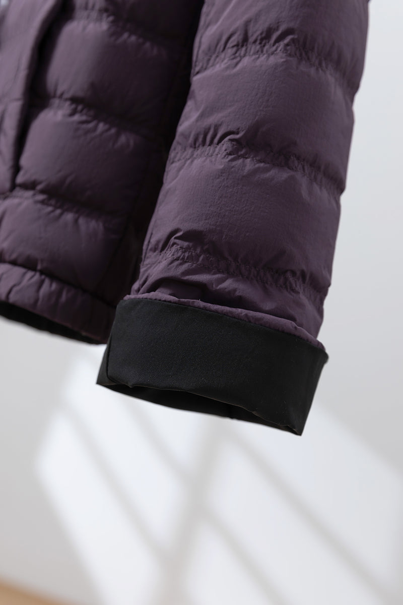 軽量＆保温性の両立リバーシブル ダウンジャケット　ダウンコート   251107