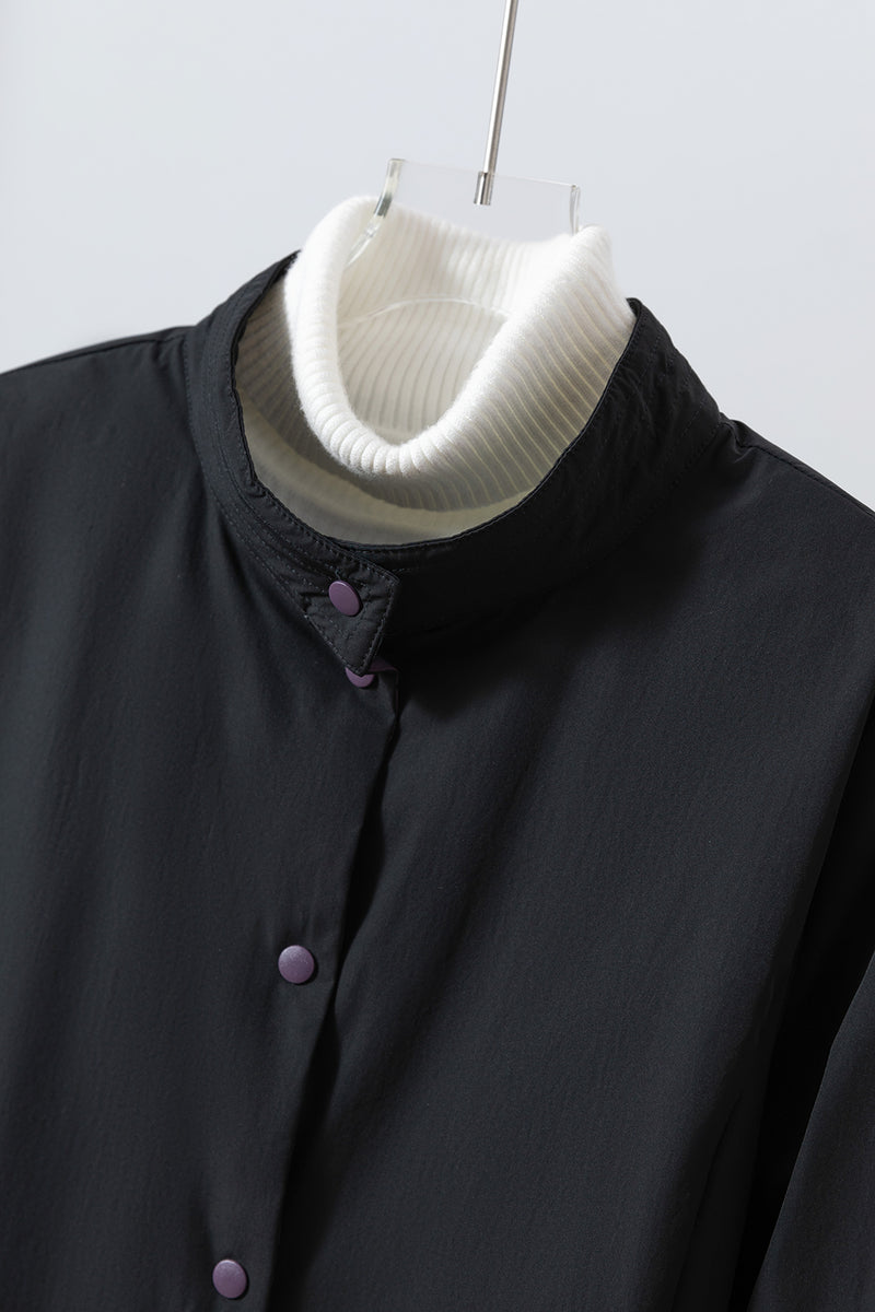 軽量＆保温性の両立リバーシブル ダウンジャケット　ダウンコート   251107