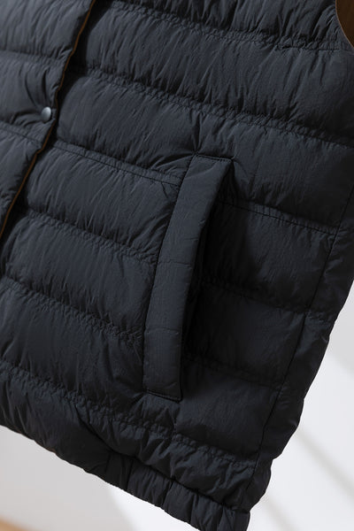 【両面着用できるダウンベスト】寒い季節の必須アイテム！秋冬ダウンベスト　　251109