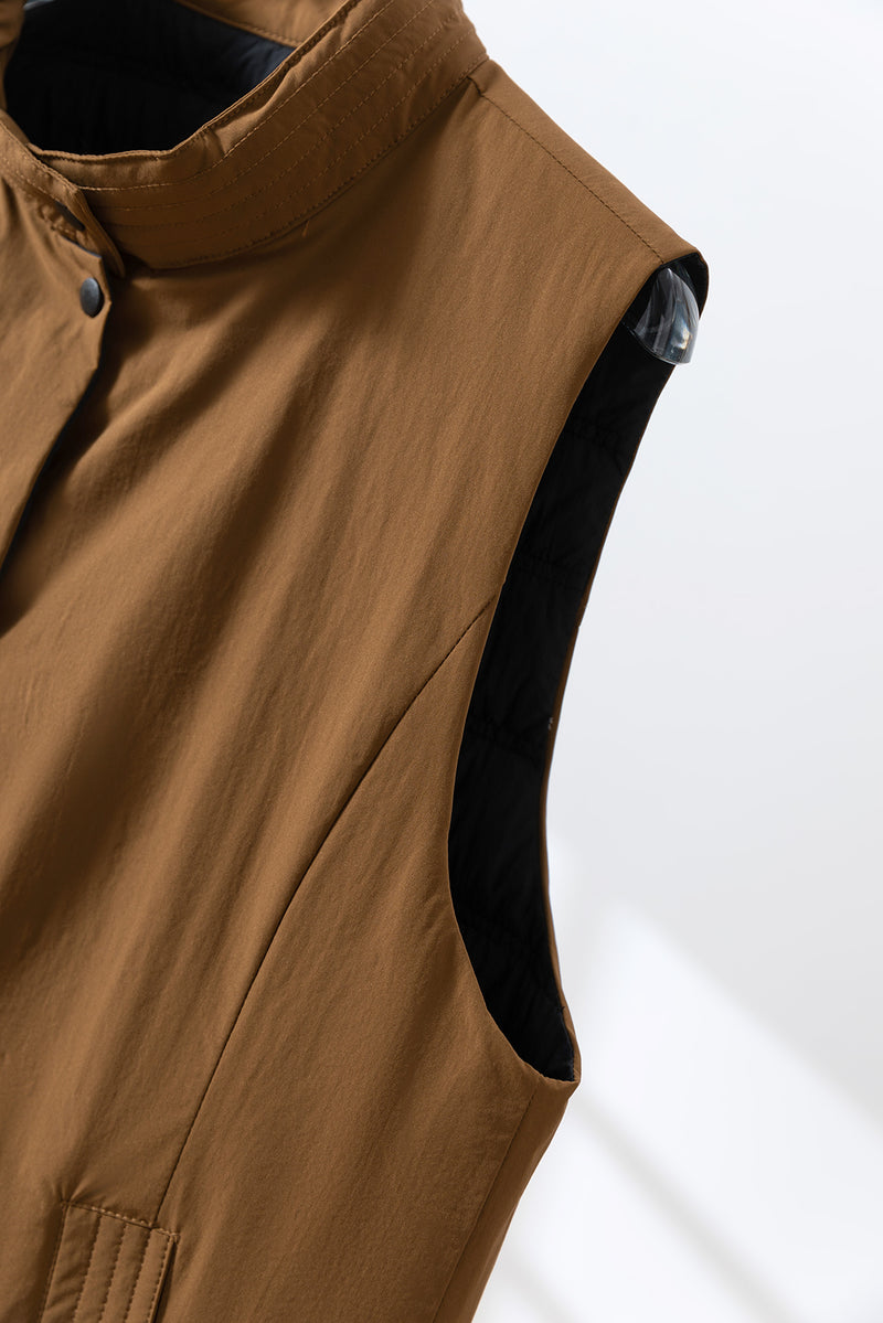 【両面着用できるダウンベスト】寒い季節の必須アイテム！秋冬ダウンベスト　　251109