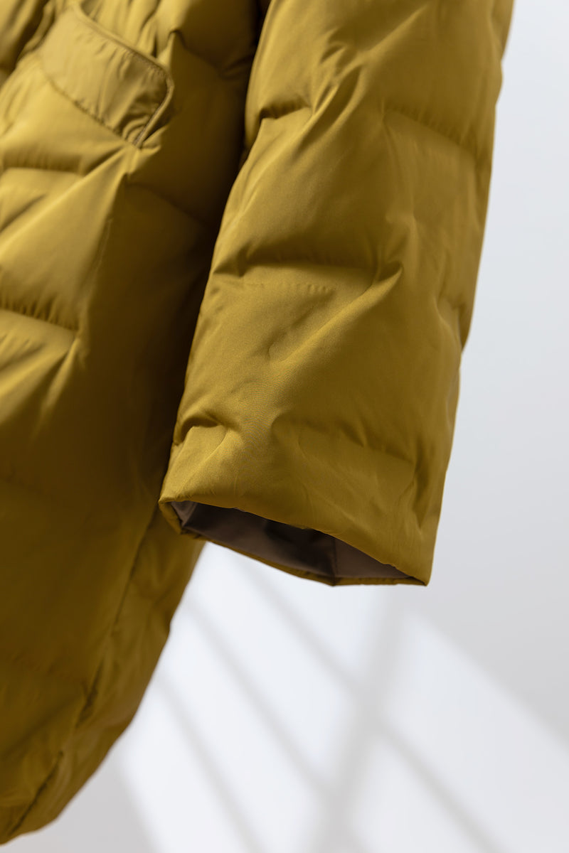 1枚で2つの魅力！ふんわりショールカラー　リバーシブルダウン　ダウンコート　 251108