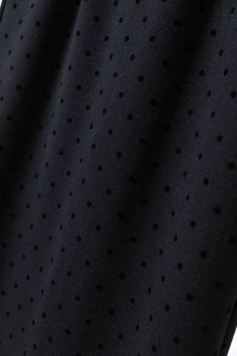 さまざまな着回しができるロングスカート　マキシ丈スカート　ドット柄スカート　251116