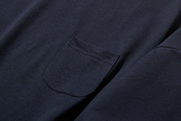 気付けば手に取る　コットンカットソー  ボトルネック7分袖Tシャツ　カットソー 220601